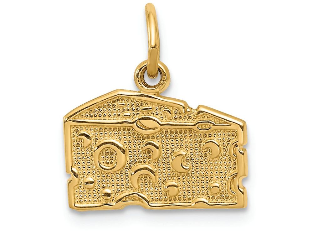 FJC Finejewelers 14k Yellow Gold Swiss Cheese Charm