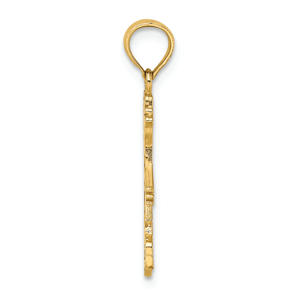 FJC Finejewelers 14k Yellow Gold Girl Charm