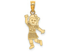 FJC Finejewelers 14k Yellow Gold Girl Charm