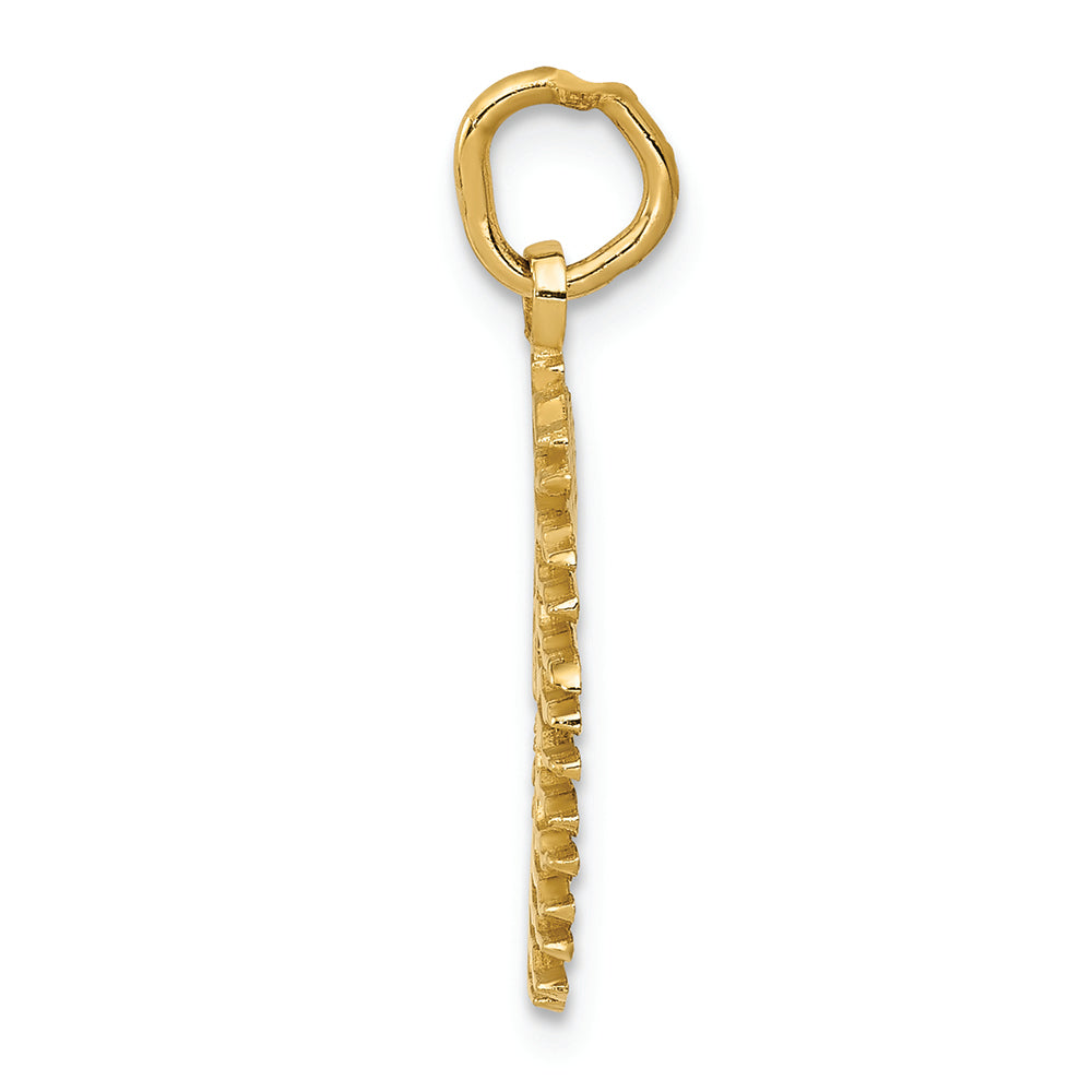 FJC Finejewelers 14k Yellow Gold Flaming Sun Charm