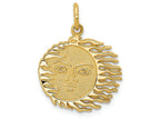 FJC Finejewelers 14k Yellow Gold Flaming Sun Charm