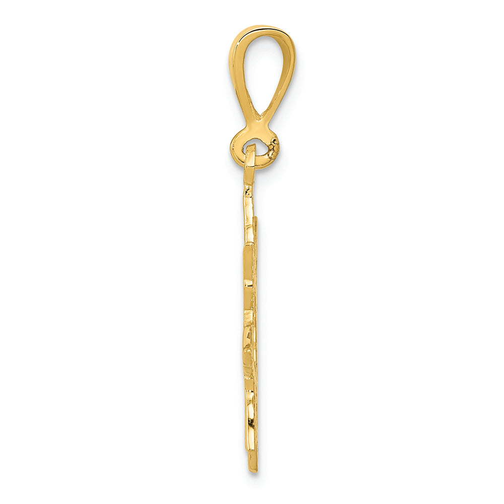 FJC Finejewelers 14k Yellow Gold Sun Charm