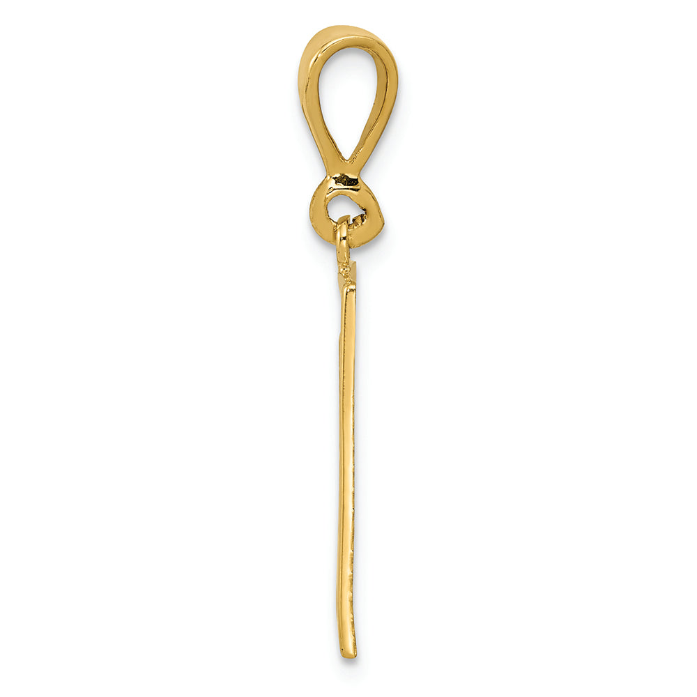 FJC Finejewelers 14k Yellow Gold Strength Charm
