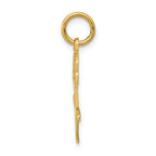 FJC Finejewelers 14k Yellow Gold Rose Charm