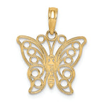 FJC Finejewelers 14k Yellow Gold Cut-out Butterfly Large Charm