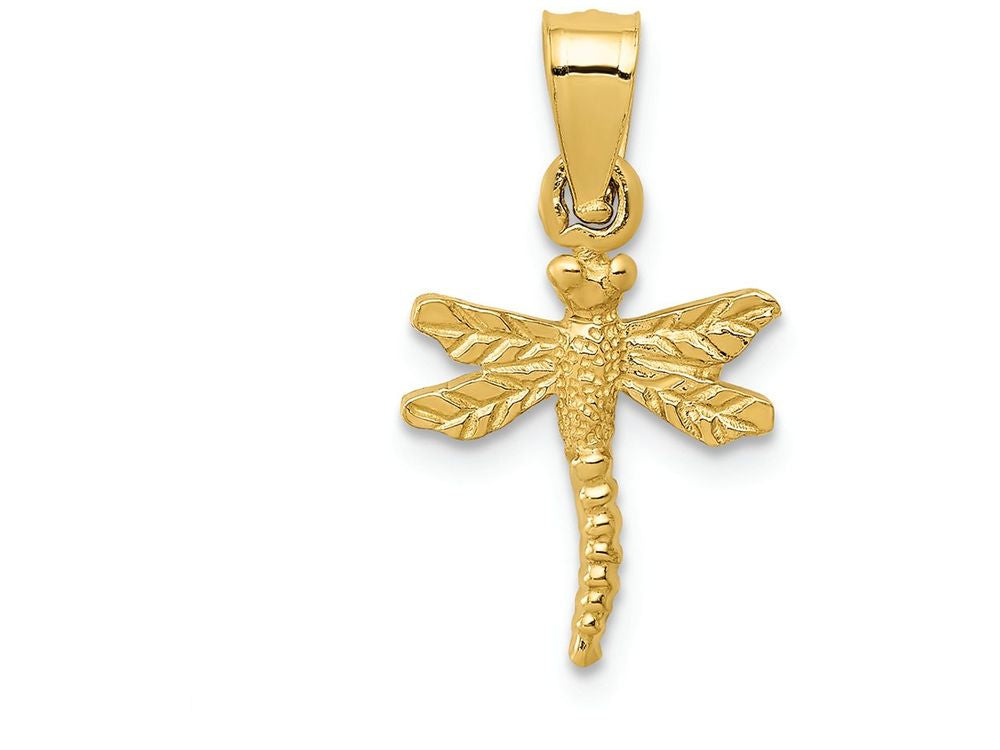 FJC Finejewelers 14k Yellow Gold Dragonfly Charm