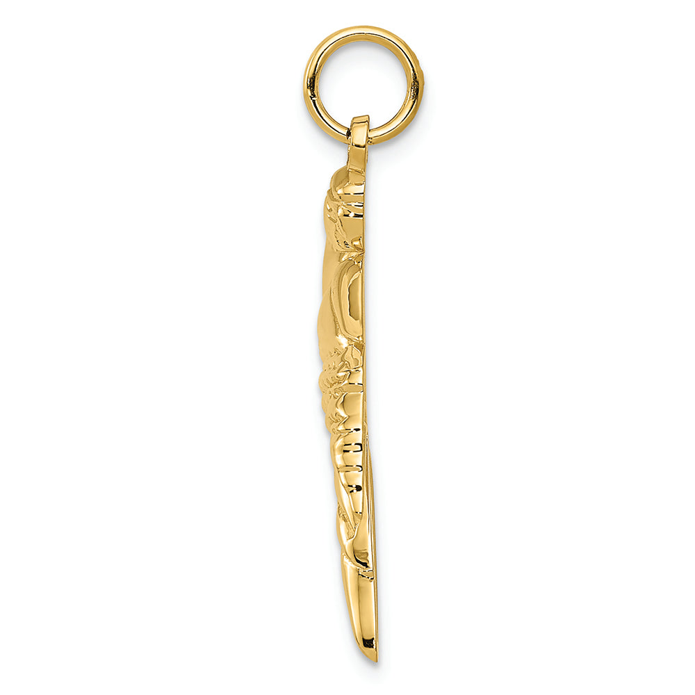 FJC Finejewelers 14k Yellow Gold Parrot Charm