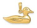FJC Finejewelers 14k Yellow Gold Mallard Charm