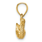 FJC Finejewelers 14k Yellow Gold Bright Cut Duck Charm