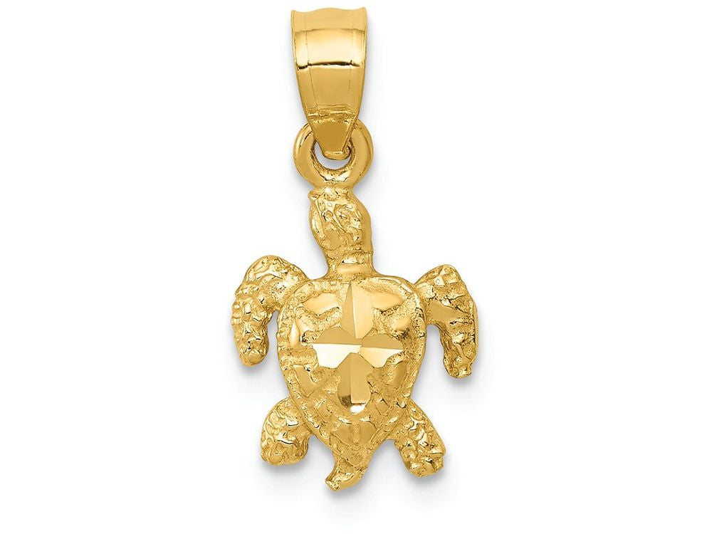 FJC Finejewelers 14k Yellow Gold Turtle Charm