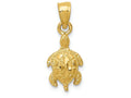 FJC Finejewelers 14k Yellow Gold Turtle Charm