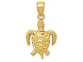 FJC Finejewelers 14k Yellow Gold Turtle Charm