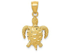 FJC Finejewelers 14k Yellow Gold Turtle Charm