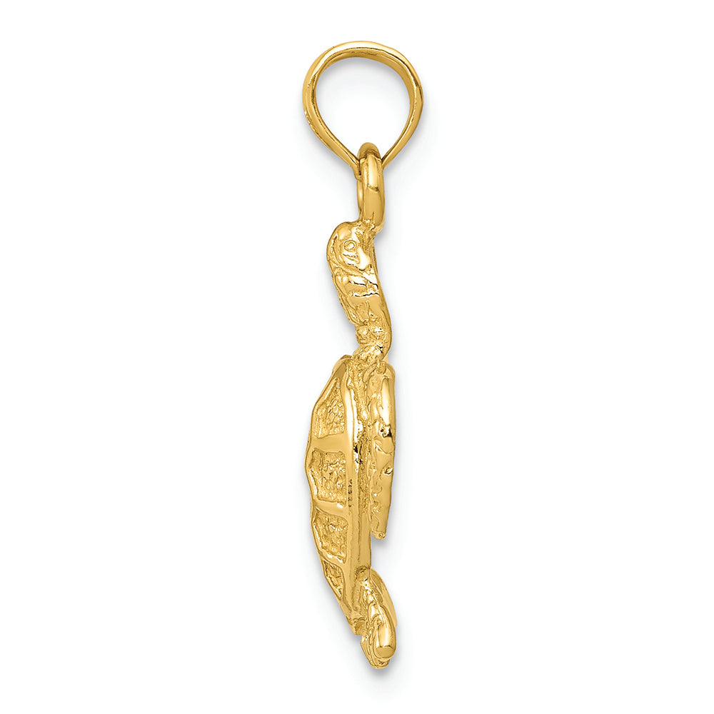 FJC Finejewelers 14k Yellow Gold Sea Turtle Charm