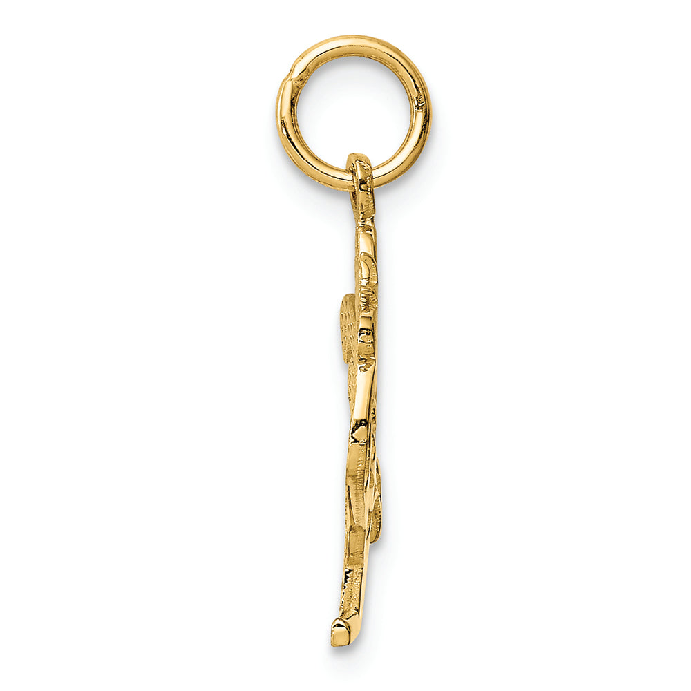 FJC Finejewelers 14k Yellow Gold Rooster Charm