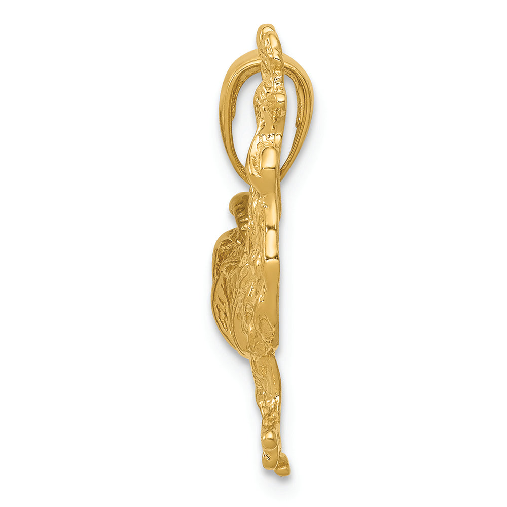 FJC Finejewelers 14k Yellow Gold Rooster Charm