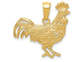 FJC Finejewelers 14k Yellow Gold Rooster Charm