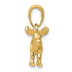 FJC Finejewelers 14k Yellow Gold 3d Moose Charm