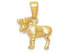 FJC Finejewelers 14k Yellow Gold 3d Moose Charm
