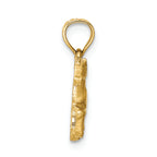 FJC Finejewelers 14k Yellow Gold Bright Cut Horse Charm