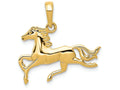 FJC Finejewelers 14k Yellow Gold Horse Charm