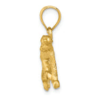 FJC Finejewelers 14k Yellow Gold Bright Cut Monkey Charm