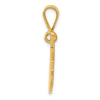 FJC Finejewelers 14k Yellow Gold Russian Blue Charm