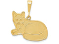 FJC Finejewelers 14k Yellow Gold Russian Blue Charm