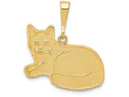 FJC Finejewelers 14k Yellow Gold Russian Blue Charm
