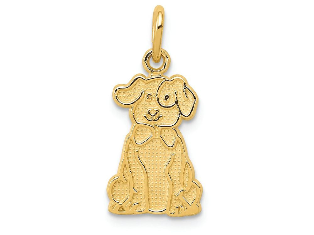 FJC Finejewelers 14k Yellow Gold Puppy Charm