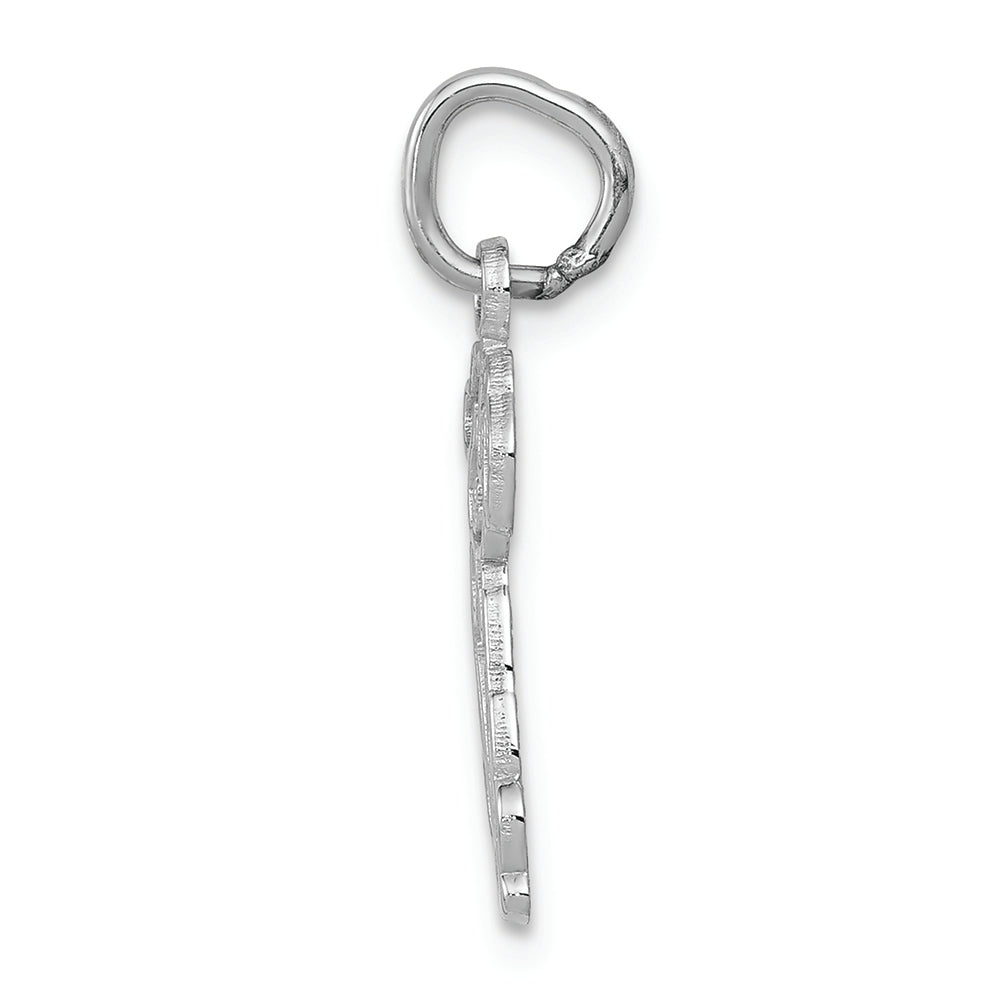 FJC Finejewelers 14k White Gold Puppy Charm