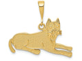 FJC Finejewelers 14k Yellow Gold Pit Bull Charm