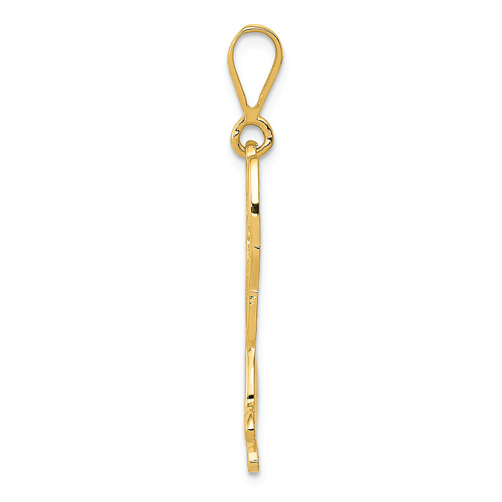 FJC Finejewelers 14k Yellow Gold German Shepherd Charm