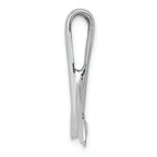 FJC Finejewelers 14k White Gold Whale Tail Slide Charm