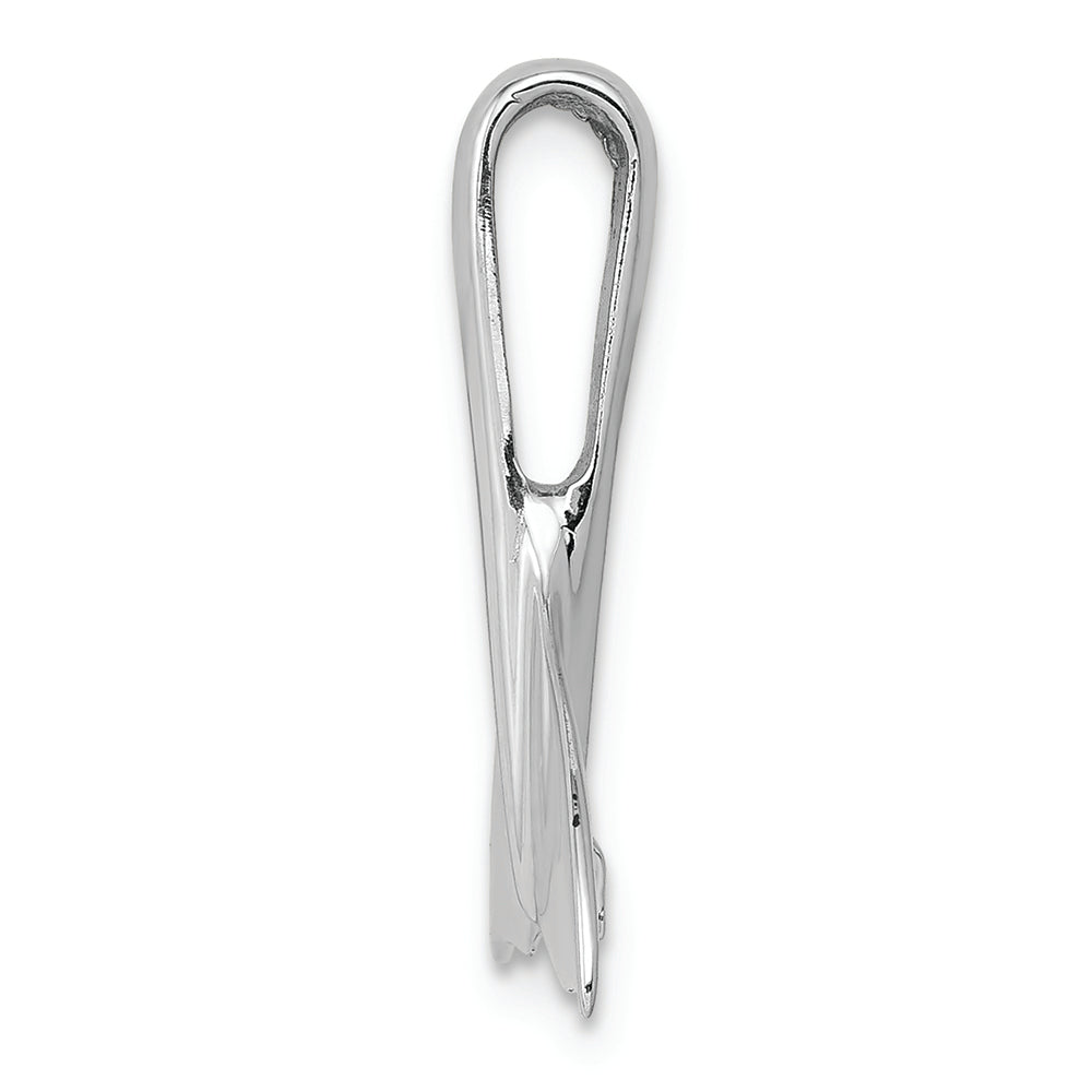 FJC Finejewelers 14k White Gold Whale Tail Slide Charm