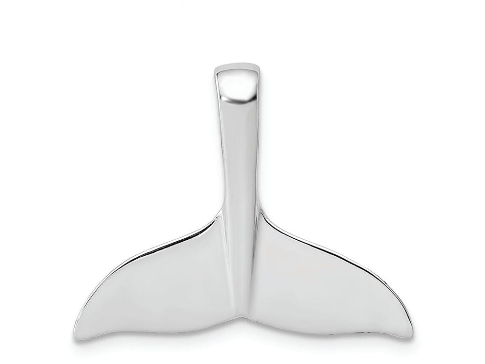FJC Finejewelers 14k White Gold Whale Tail Slide Charm