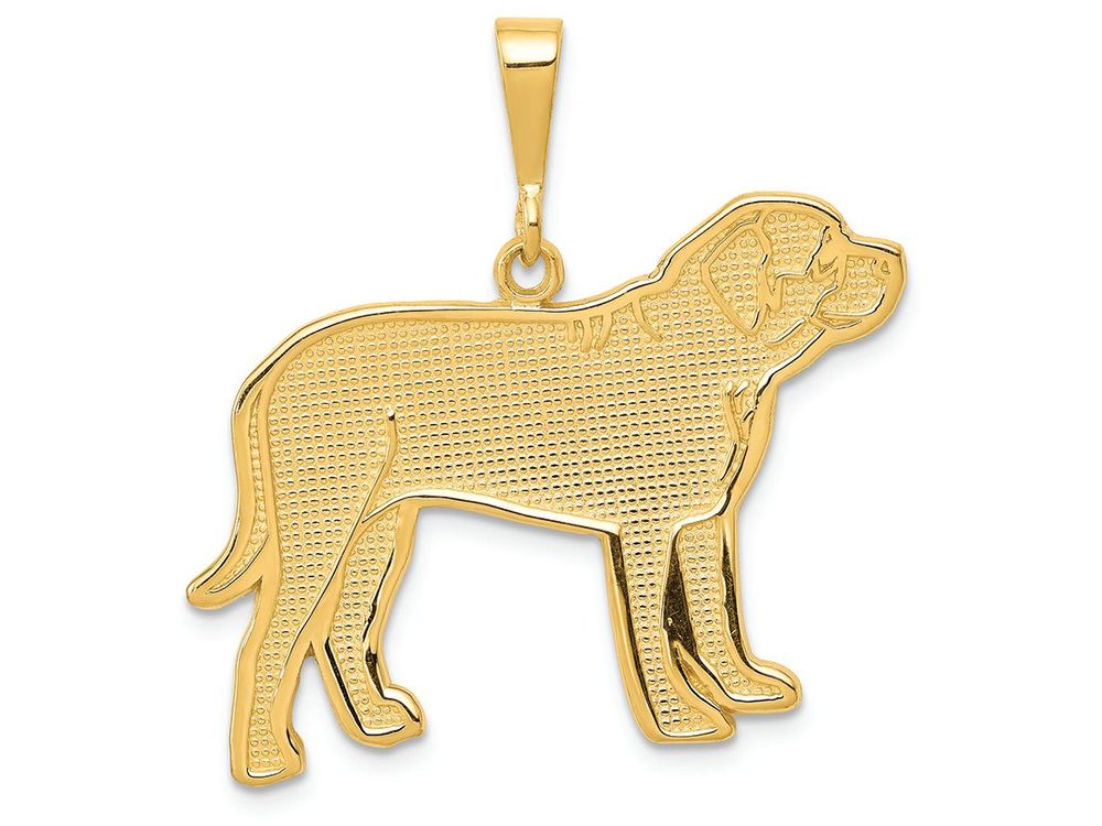 FJC Finejewelers 14k Yellow Gold Mastiff Charm
