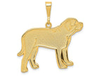 FJC Finejewelers 14k Yellow Gold Mastiff Charm