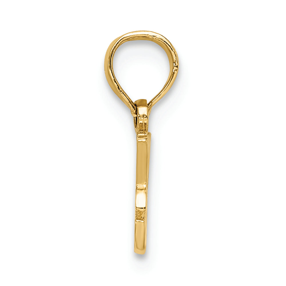 FJC Finejewelers 14k Yellow Gold I Heart My Dog Charm