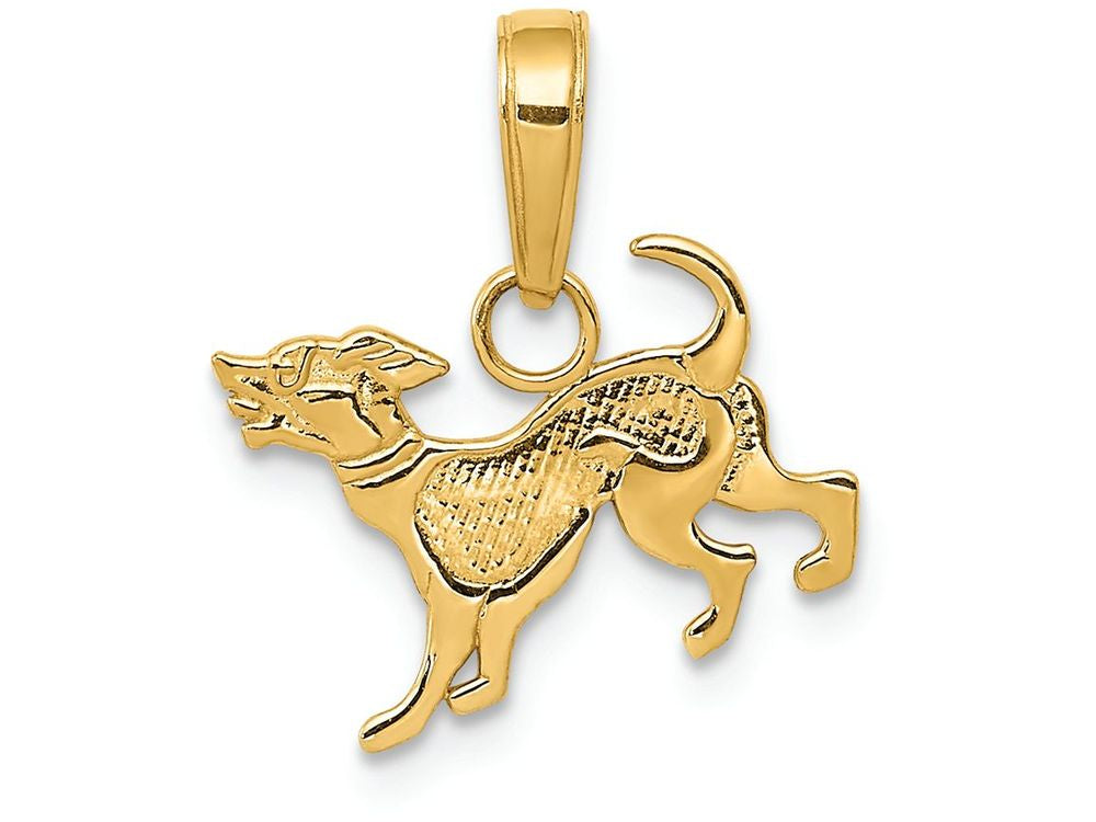 FJC Finejewelers 14k Yellow Gold Dog Charm
