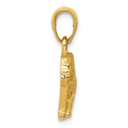 FJC Finejewelers 14k Yellow Gold Bulldog Charm