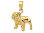 FJC Finejewelers 14k Yellow Gold Bulldog Charm