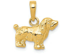 FJC Finejewelers 14k Yellow Gold Cocker Spaniel Dog Charm