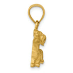 FJC Finejewelers 14k Yellow Gold Bright Cut Dachshund Charm