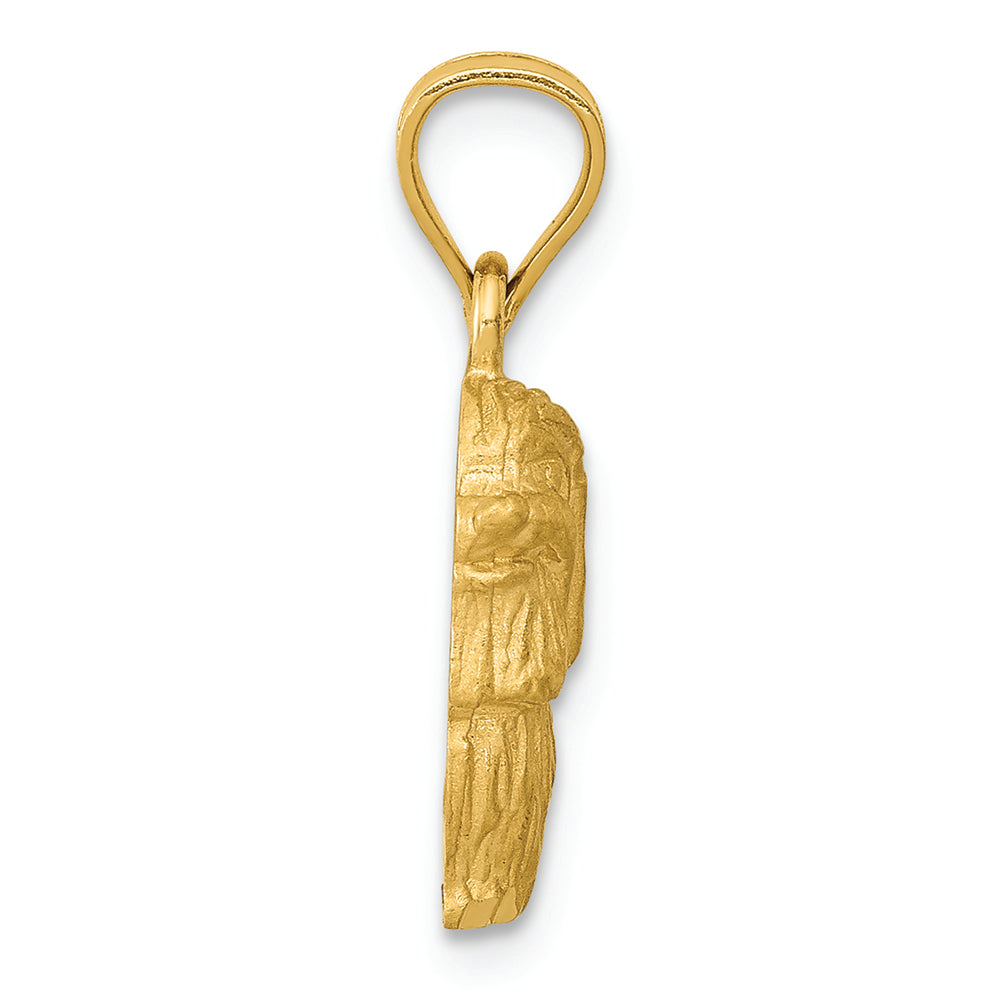 FJC Finejewelers 14k Yellow Gold Bright Cut Shih Tzu Charm
