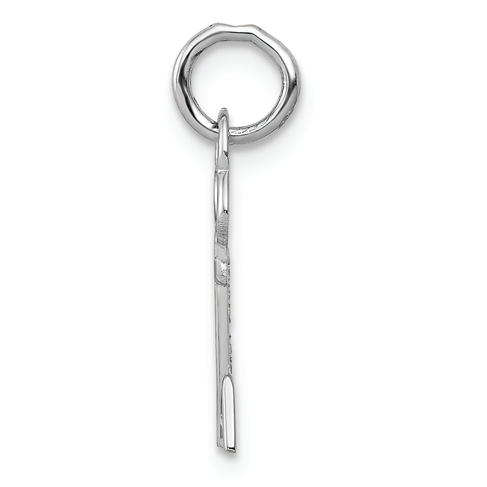 FJC Finejewelers 14k White Gold Initial A Key Charm
