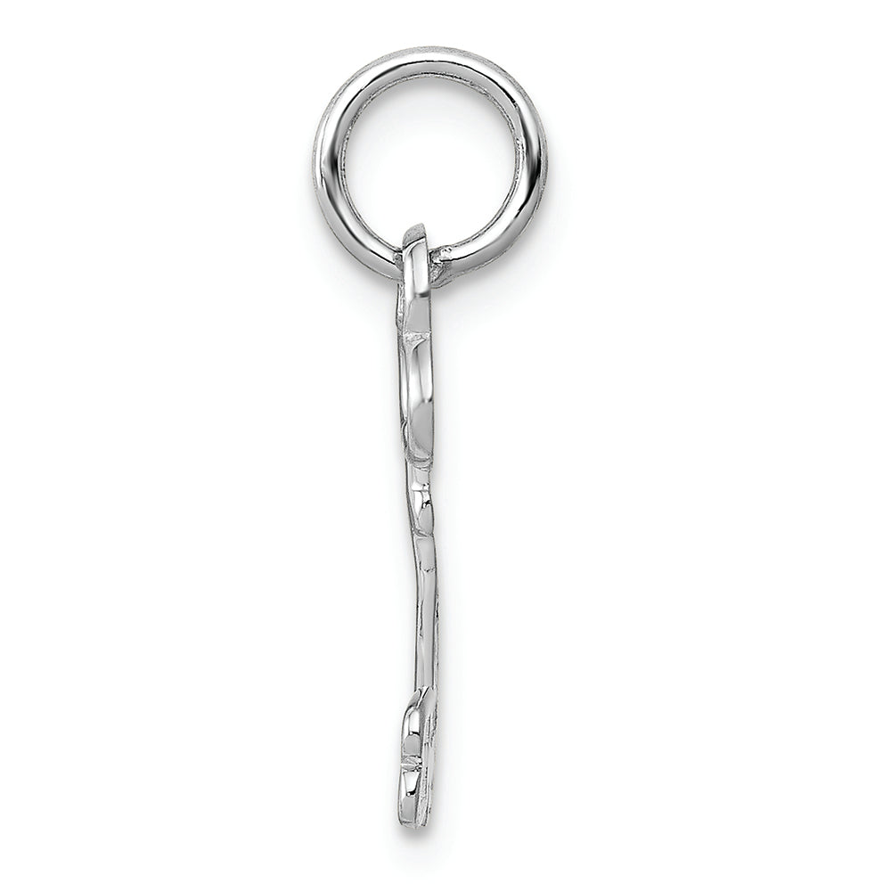 FJC Finejewelers 14k White Gold Initial B Key Charm