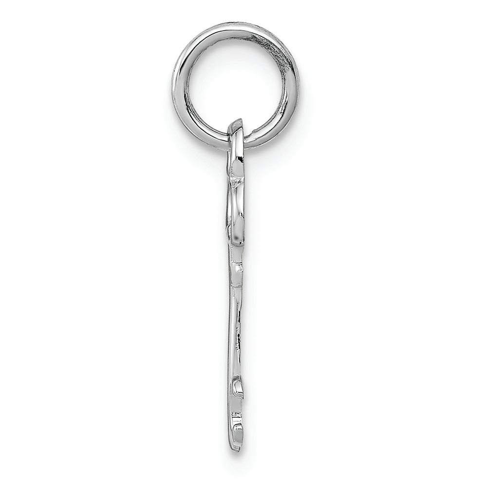 FJC Finejewelers 14k White Gold Initial C Key Charm