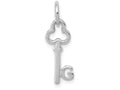 FJC Finejewelers 14k White Gold Initial G Key Charm