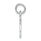 FJC Finejewelers 14k White Gold Initial H Key Charm